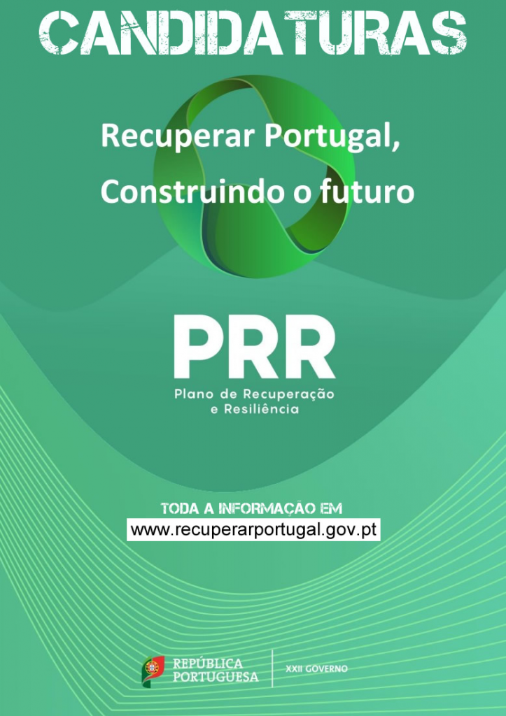 Imagem Candidaturas - Plano de Recuperação e Resiliência - Recuperar Portugal