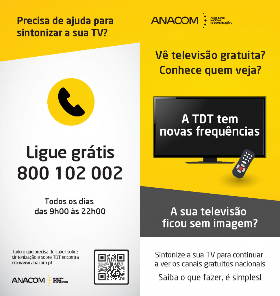 Imagem TDT tem novas frequências - Saiba como sintonizar