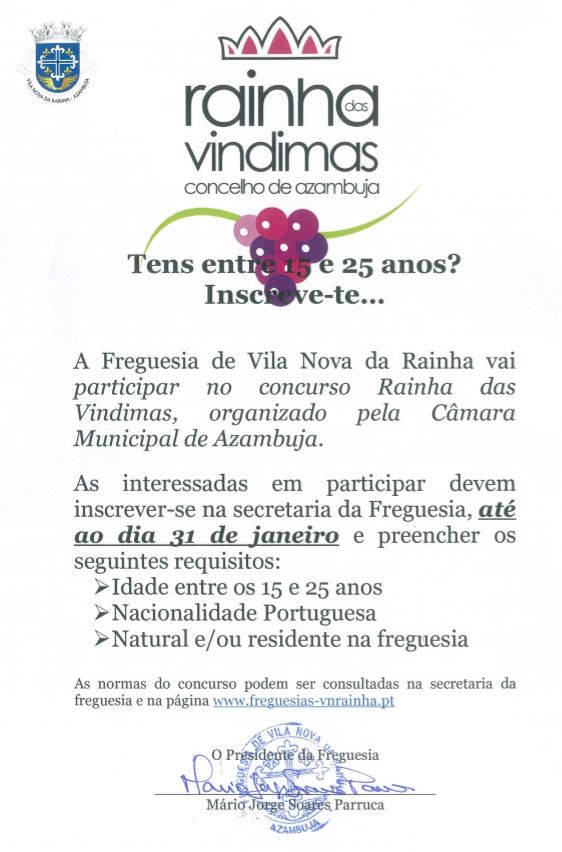 Imagem Rainha das Vindimas 2019